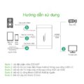 Bộ chuyển đổi đa năng Lightning Micro USB Type-C sang HDMI và VGA cho iphone ipad Android máy tính bảng UGREEN US228