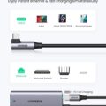 Bộ chuyển đổi Type-C sang LAN, PD 100W UGREEN 80605 - Tốc độ truyền lên đến 1000Mbps