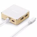Bộ chuyển đổi USB type C sang VGA cùng Hub USB 1 cổng 3.0 và 2 cổng 2.0 hỗ trợ cổng sạc Macbook USB - C UGREEN US183 30442
