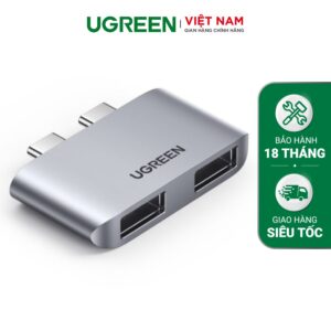 Bộ chuyển Type C sang USB cho Macbook UGREEN 10913