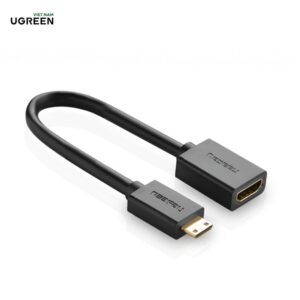 Cáp chuyển đổi mini HDMI đực sang HDMI cái dài 25CM UGREEN 20137