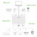 Bộ Chuyển Đổi USB Type C sang VGA, LAN và USB UGREEN 30439