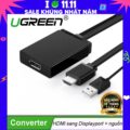 Cáp chuyển đổi HDMI sang DisplayPort UGREEN 40238 hỗ trợ 4K