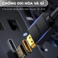 Cáp HDMI sang DVI-D 24+1 dây tròn và dây dẹt dài 1-15M UGREEN HD106