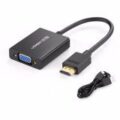 Cáp chuyển đổi HDMI sang VGA+3.5mm Audio+nguồn micro USB dài 15CM UGREEN MM102 40233