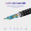 Cáp HDMI 2.0 UGREEN HD131 Dây Carbon chuẩn 4K/60Hz dài từ 1-5m