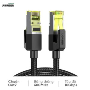 Cáp mạng Cat7 UGREEN NW150 10Gbps, lõi đồng