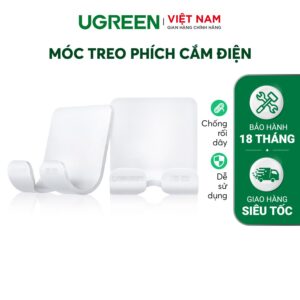 Cặp móc treo phích cắm điện đa năng UGREEN CD107 kích thước gọn nhẹ