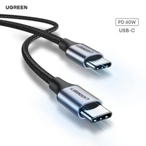 Cáp sạc nhanh Type C UGREEN US261 - Sạc nhanh PD 60W - Tốc độ truyền 480Mbps
