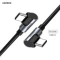 Cáp sạc nhanh Type C to C UGREEN US323 - PD 60W - Đầu vuông góc