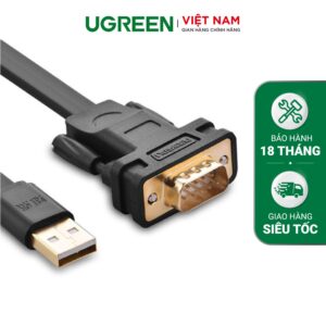 Cáp lập trình cổng COM USB 2.0 RS232 UGREEN CR107