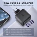 Củ sạc nhanh 65W GaN UGREEN CD224