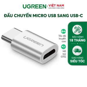 Đầu chuyển USB-C sang Micro USB Ugreen US157