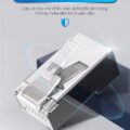 Đầu (hạt) bấm mạng RJ45 cho dây CAT6 bọc inox chống nhiễu UGREEN NW111