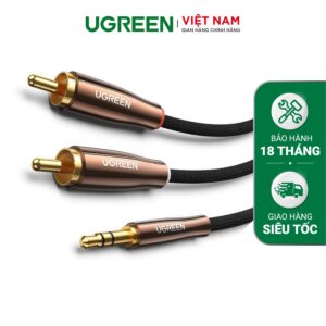 Cáp chuyển đổi 3.5mm sang 2 đầu RCA UGREEN AV170
