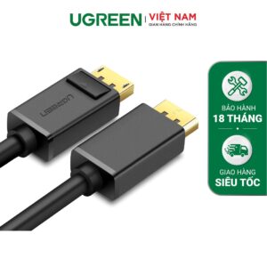 Cáp DP DisplayPort 2 đầu đực UGREEN DP102
