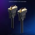 Cáp VGA tròn 2 đầu đực màu đen Ugreen VG101