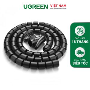 Dây dạng ống xoắn PE bảo vệ các loại dây cáp dài 1.5m UGREEN LP121 30818