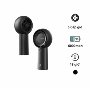 Quạt Cầm Tay Cao Cấp JisuLife FA43 – 5 Cấp Gió, Pin 6000mAh