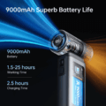 Quạt Cầm Tay JisuLife Ultra2-Pin 9000mAh