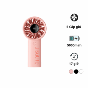 Quạt cầm tay mini Jisulife Life 4 Pin 17 giờ 5000mAh