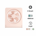 Quạt để bàn mini JISULIFE Life3 FA28 pin 4500mAh, 16 giờ