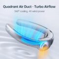 Quạt mini đeo cổ làm mát 360 JISULIFE Pro1