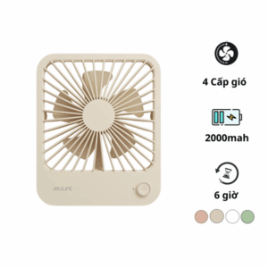 Quạt tích điện mini để bàn Jisulife FA26A pin 2000mah