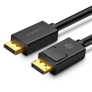 UGREEN DP Male to Male Cable 2m (Black)