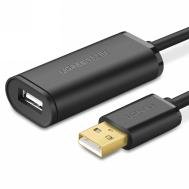 UGREEN USB 2.0 Active Extension Cable with Chipset 5m (Black)