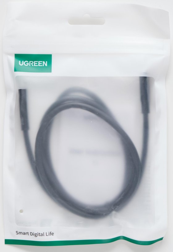 UGREEN USB-C/M to USB-C/F Gen2 5A Extension Cable 1m (Black) - Ảnh 2