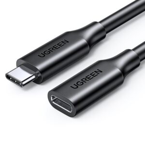 UGREEN USB-C/M to USB-C/F Gen2 5A Extension Cable 1m (Black)