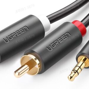 UGREEN 3.5mm Male to 2 RCA Male Audio Cable 5m (Gray)