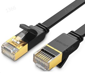 UGREEN Cat 7 U/FTP Lan Cable Flat Design 3m (Black)