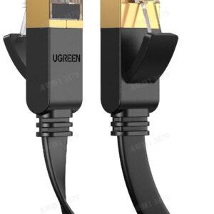 UGREEN Cat 7 U/FTP Lan Cable Flat Design 10m (Black)