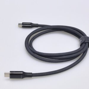 UGREEN USB-C to USB-C PD Fast Charging Silicone Braided Cable 5A Max Black 1m