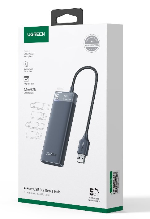 UGREEN 4-Port USB-A Hub - Ảnh 2