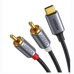 UGREEN USB-C Male to 2*RCA Male Audio Cable with Chip 1.5m