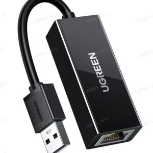UGREEN USB 2.0 10/100Mbps Ethernet Adapter (Black)