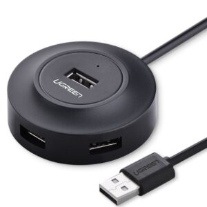 UGREEN USB 2.0 Hub 4 Ports 1m (Black)