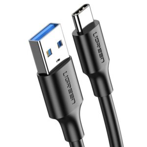 UGREEN USB 3.0 A Male to Type C Male Cable Nickel Plating 0.5m (black)