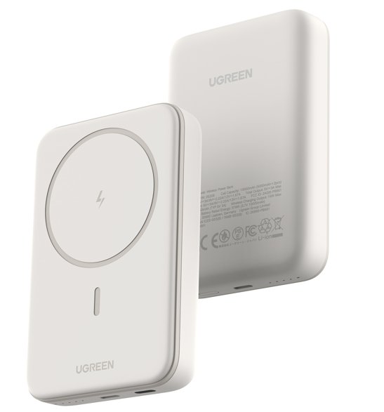 UGREEN 10000mAh Magnetic Wireless Power Bank Beige