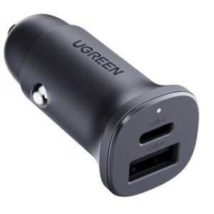 UGREEN 30W 2-Port Fast Car Charger