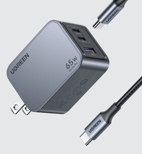 UGREEN Nexode Pro 65W 3-Port GaN Fast Charger Set US