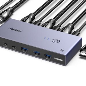 UGREEN HDMI KVM Switch 2 In 1 Out