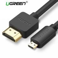 UGREEN Micro HDMI to HDMI 4K Cable Male to Male Black 2m