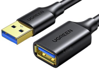 UGREEN USB 3.0 Extension Cable 0.5m (Black)