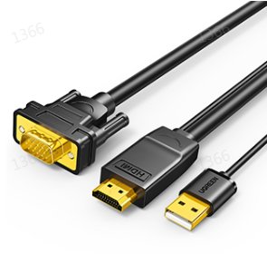 UGREEN HDMI to VGA Converter Cable 1.5m (Black)
