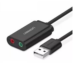 UGREEN USB 2.0 External Sound Adapter (Black)