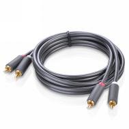 UGREEN 2RCA Male to 2RCA Male Cable 1m (Black)